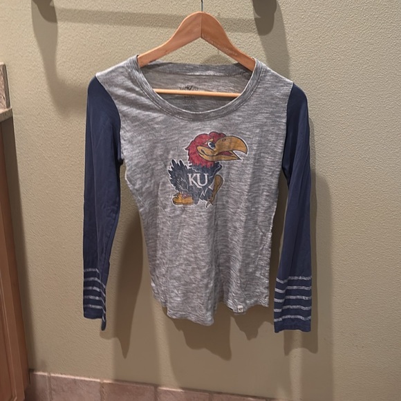 Jay hawks woman's size small long sleeve tee shirt - Picture 3 of 6